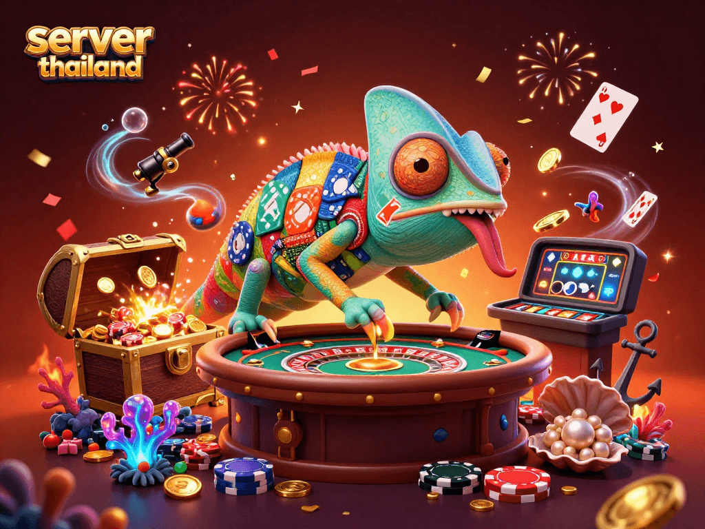 Win big with server thailand at the casino chameleon's vibrant gaming scene!
