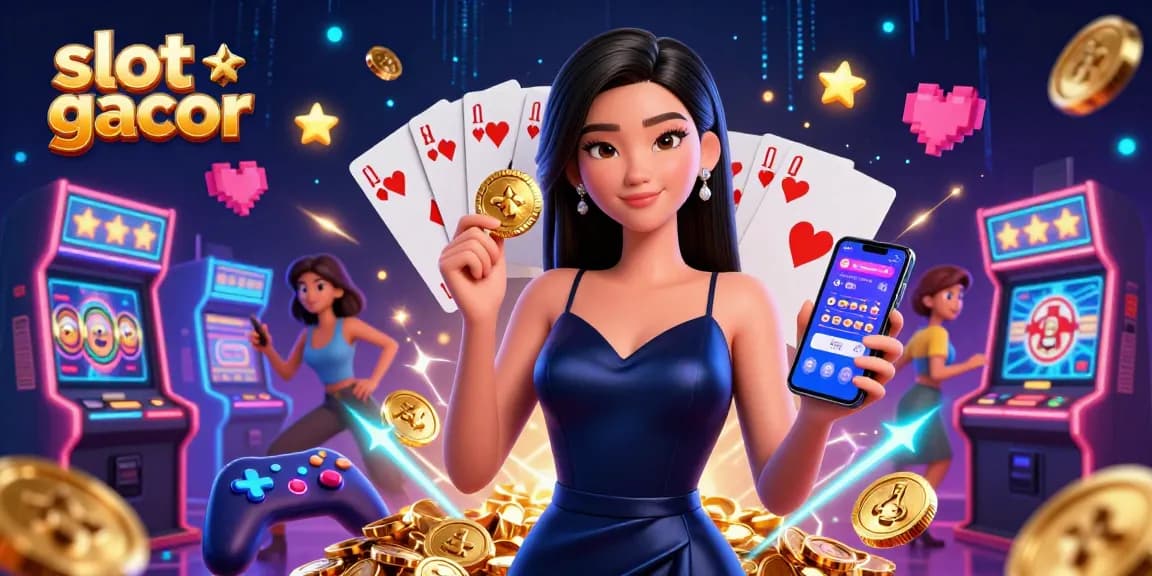 Spin to win at slot gacor with colorful reels and dynamic casino elements.