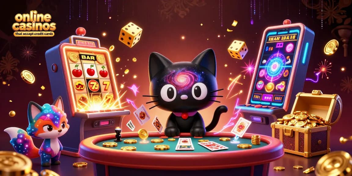 Experience thrilling gameplay at online casinos that accept credit cards with exciting bonuses and vibrant entertainment.