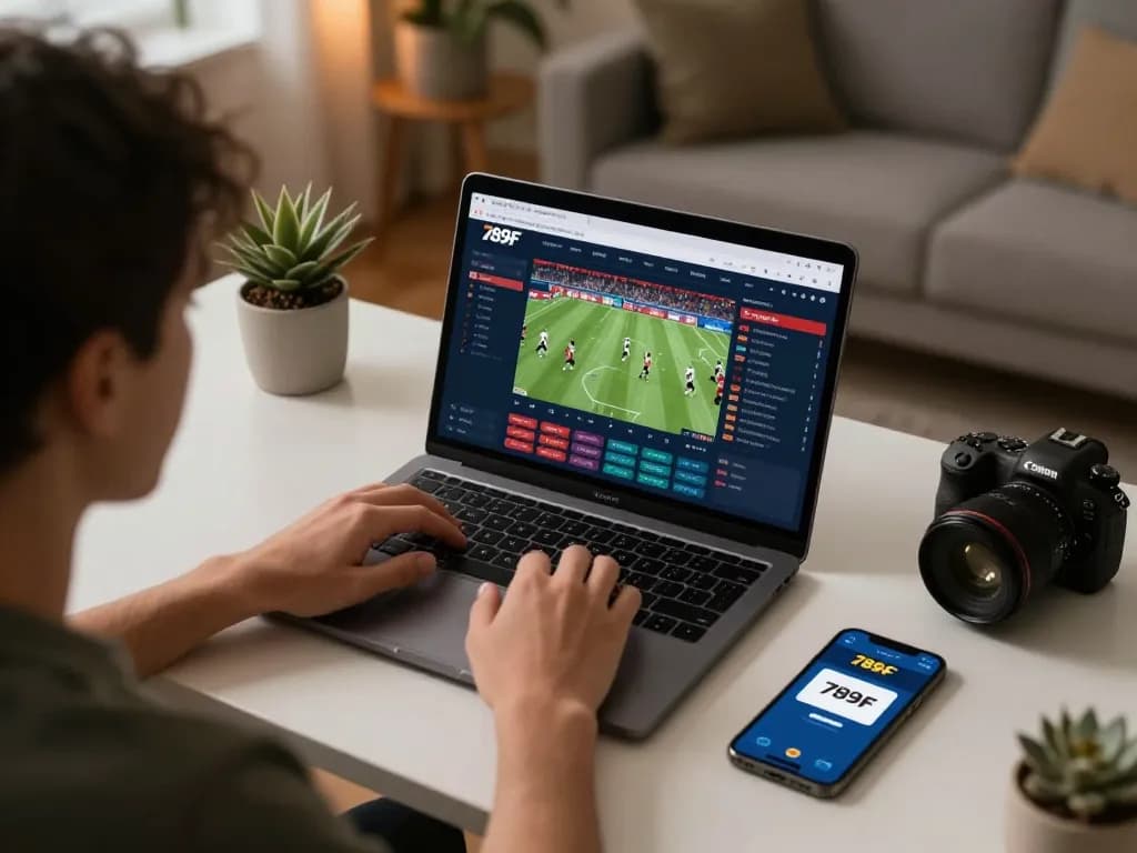 Engaging in strategic sports betting on 789F online platform showcases responsible gambling.