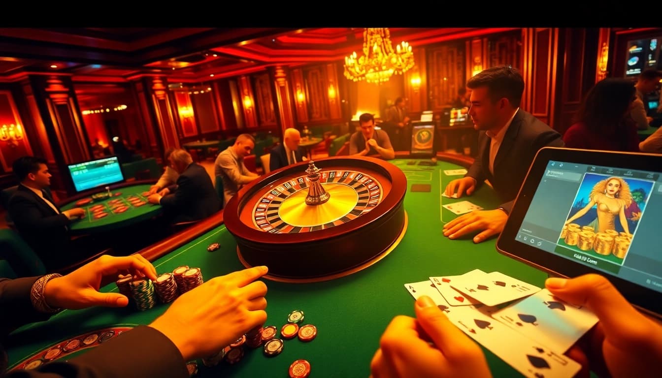 Experience the thrill of winning at https://kk55.exchange/ with vibrant casino visuals.