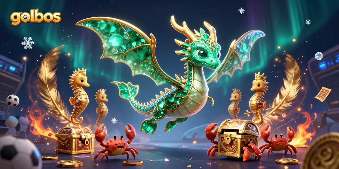 Engage in sports betting with Golbos, featuring vibrant sea-themed 3D characters and dynamic gaming elements.
