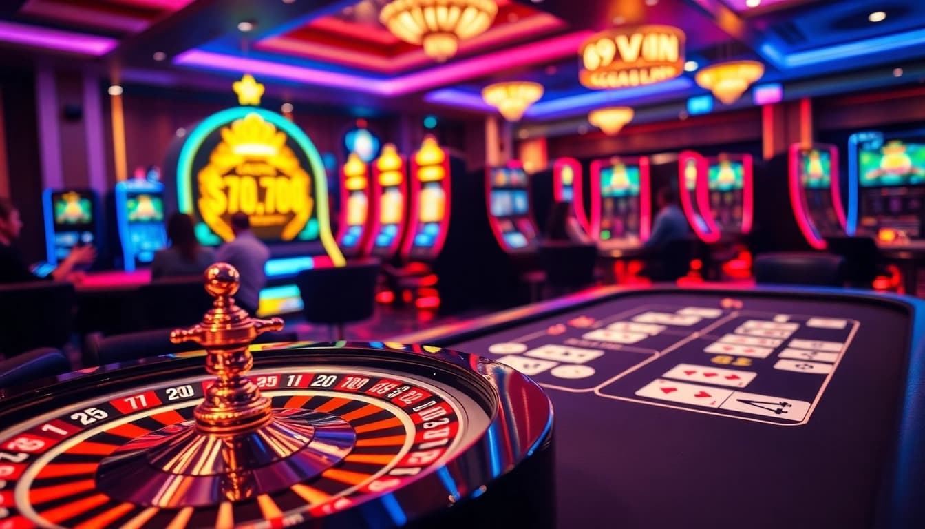 Experience the excitement of gambling at 69VN with vibrant slots and dynamic poker games.