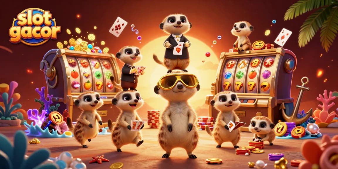 Slot gacor dengan koloni meerkat menjalankan kasino fantastis dan menarik.