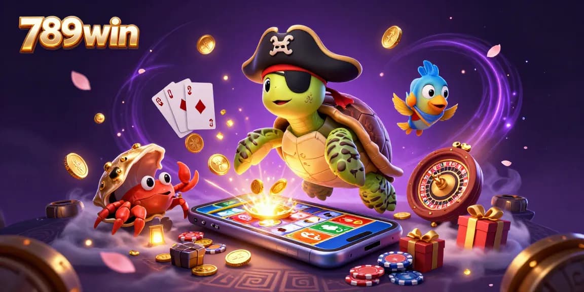 Engage in thrilling gameplay with 789win's vibrant casino experience, featuring an action-packed scene.