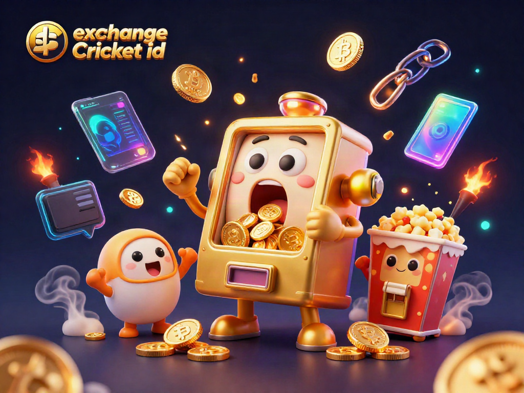 Experience thrilling wins with the sky exchange Cricket id in this colorful casino scene.