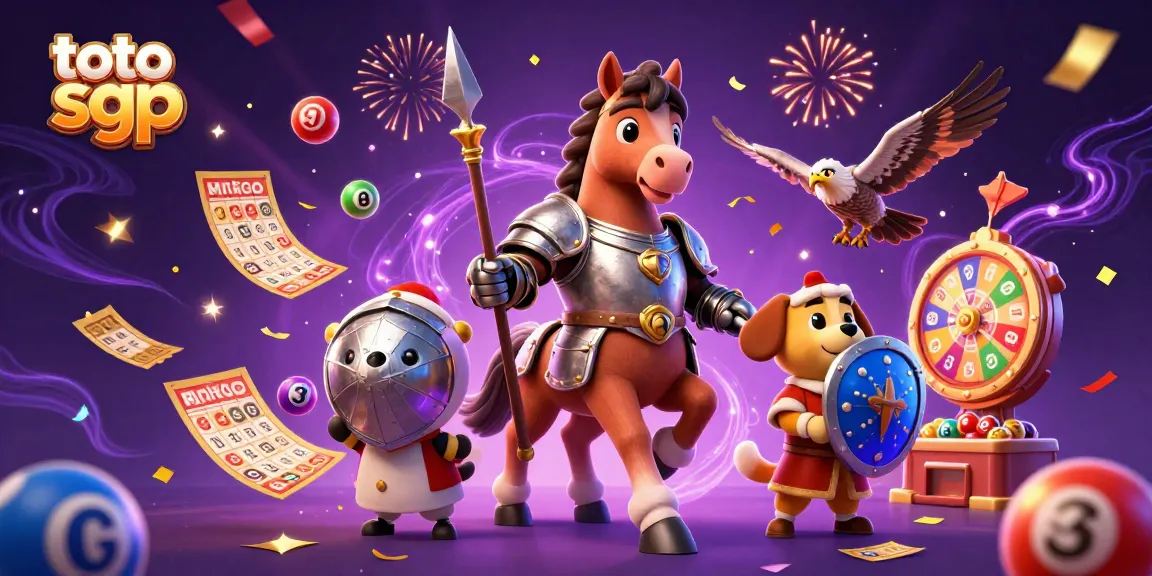 Engage in thrilling toto sgp lottery excitement with colorful balls and festive elements