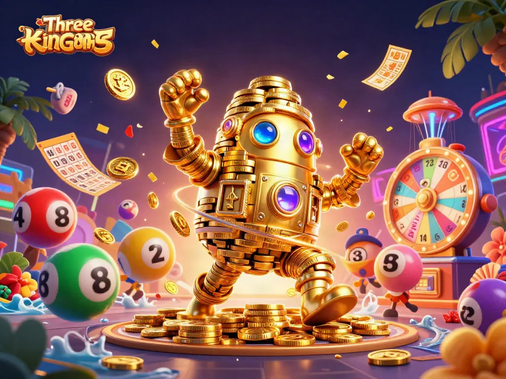 เล่น Three Kingdoms ในเกมสนุกสนานกับโกลเด้นโกลมและลูกบอลลอตเตอรี่ที่มีสีสัน