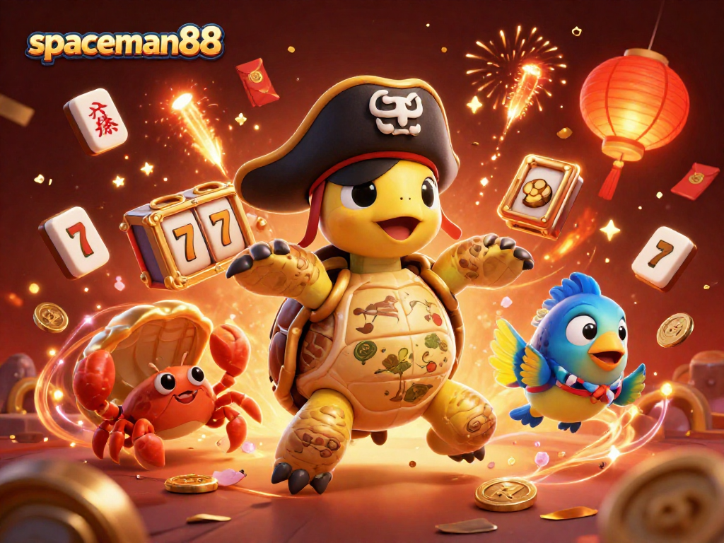 Spin reels and win with spaceman88's thrilling 3D pirate adventure filled with treasures.
