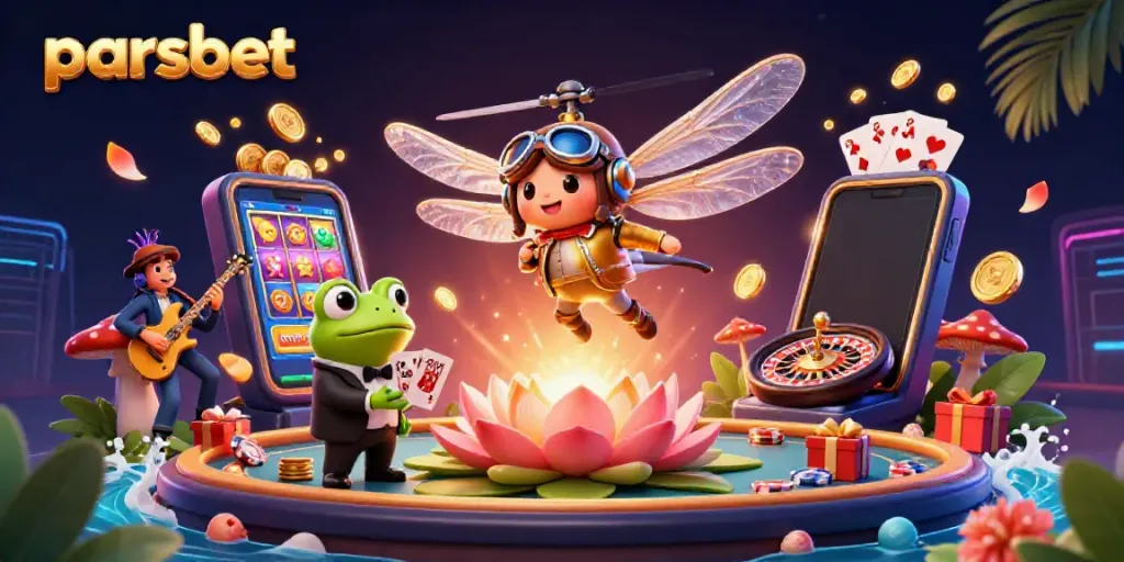 parsbet'te şansınızı artıran 3D oyun ve casino atmosferi