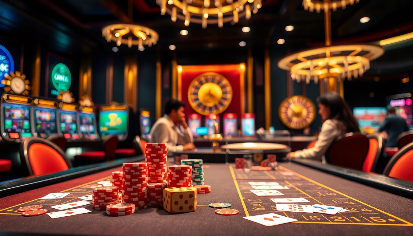 Experience the excitement of Tool xổ số siêu tốc with vibrant casino visuals and strategic gameplay.