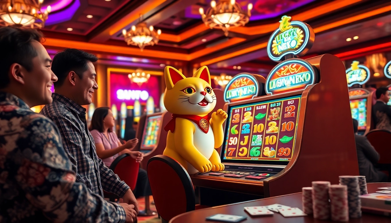 Experience excitement with the slot demo lucky neko, featuring vibrant spins and engaging gameplay.