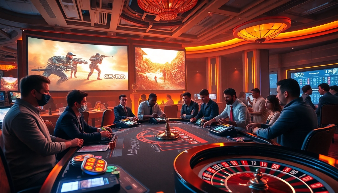 Gamblers placing bets on แทง CS:GO E1 Sport อัตราต่อรองดีที่สุด amidst an exciting eSports scene.